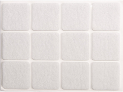 SUPORT ANTIDERAPANT CU DUBLU ADEZIV, 28X28MM, 12 BUC