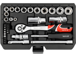 TRUSĂ TUBULARE 1/4", 3/8" 34 PIESE