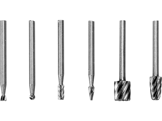 SET 6 FREZE PENTRU ALUMINIU ȘI METAL, AX 3.2MM