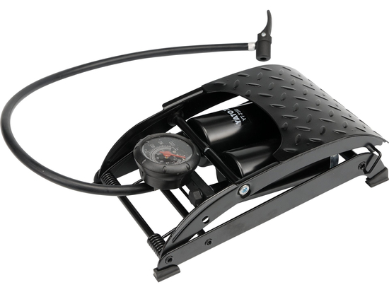 POMPĂ PICIOR CU MANOMETRU 2 CILINDRI