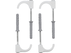 SET 4 CÂRLIGE CU DIBLURI, PENTRU ȚEVI 15-28MM