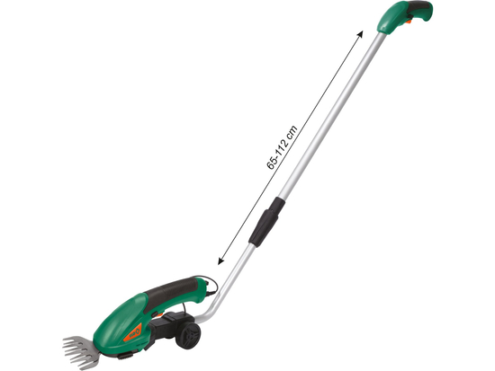 FORFECĂ CU PRELUNGITOR PENTRU GAZON ȘI GARD VIU ACUMULATOR 3,6V