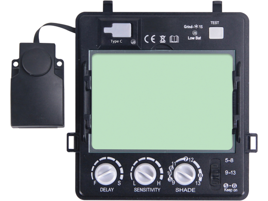 CASCĂ DE SUDURĂ CU AUTO-ÎNTUNECARE, FILTRU TRUE COLOR, CÂMP VIZUAL 100*68MM