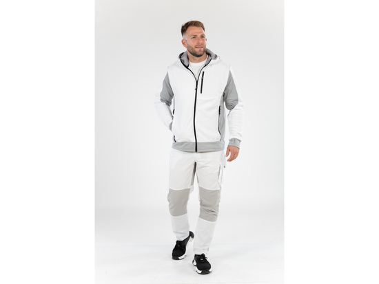 PANTALON DE LUCRU STRETCH. ALB.3XL