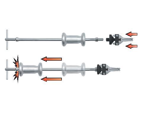 EXTRACTOR CULISANT RULMENȚI ȘI BUCȘE, 5 BUC