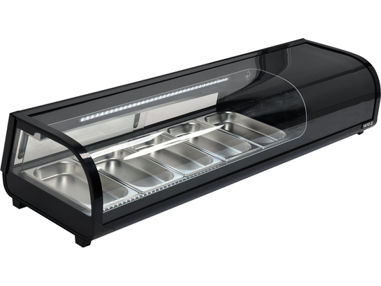 VITRINĂ FIRGORIFICĂ 5X1/3 GN, 135X42X26,5CM