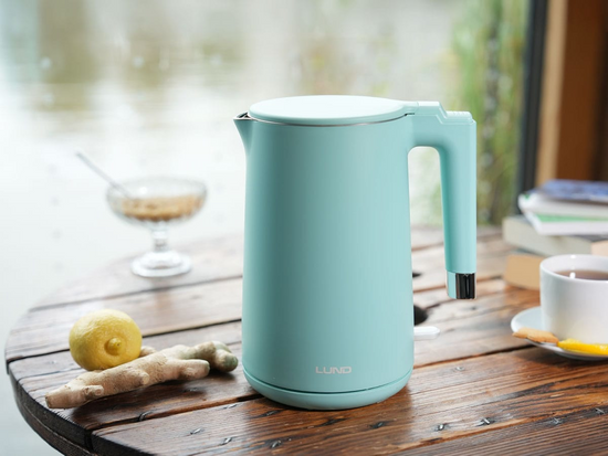 FIERBĂTOR ELECTRIC 1,5L TURQUESE, COOL TOUCH