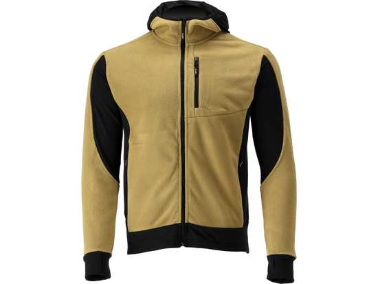 JACHETA FLEECE CU GLUGA SARNA KAKI 2XL