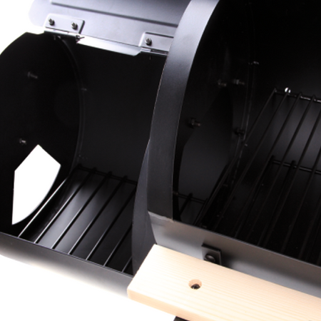 GRATAR CARBUNE CU AFUMATOARE 60X30CM