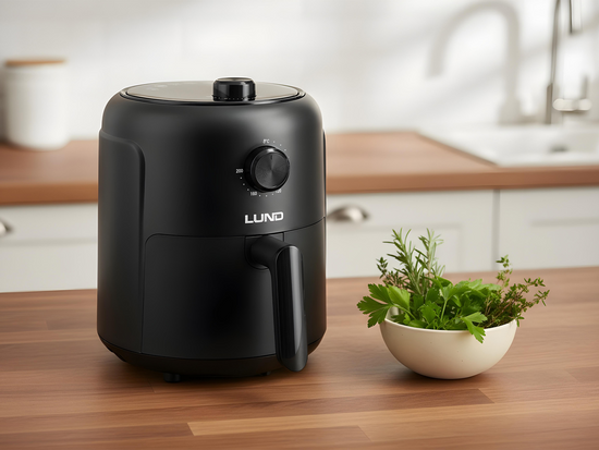 FRITEUZĂ AER CALD 1000W 2.6L NEGRU