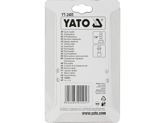 MUFĂ RAPIDĂ TATĂ PENTRU FURTUN AER COMPRIMAT 1/4"