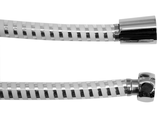 FURTUN DE DUȘ 1.5M PVC CHROME-ALB