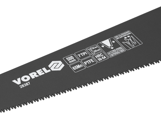 FIERĂSTRĂU PENTRU LEMN, 500MM, ACOPERIRE PTFE