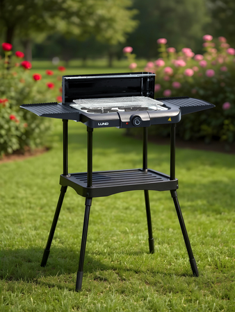 GRĂTAR ELECTRIC CU STAND 1800-2000W 36X22.5CM