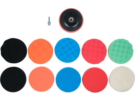 SET BUREȚI POLISAT, 125MM, M14, 12 PIESE