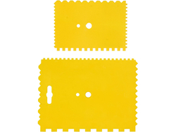 SET RACLETE CU DINȚI PENTRU CHIT 178X132MM, 133X91MM