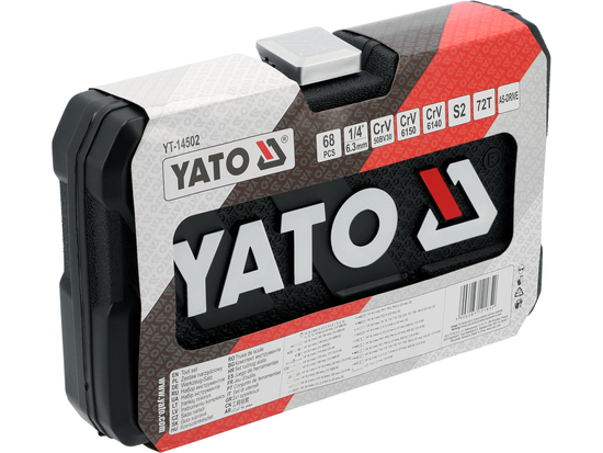 TRUSĂ TUBULARE 1/4" 68 PIESE