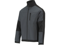 JACHETĂ SOFTSHELL, GRI/NEGRU, L