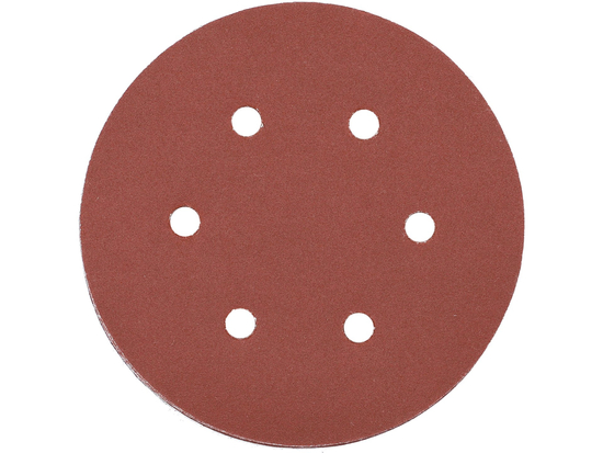 SET 50 DISCURI ABRAZIVE VELCRO, 150MM, 6 GĂURI, P220