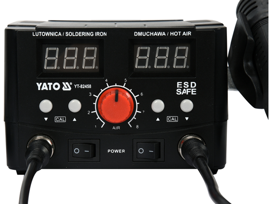 STAȚIE DE LIPIT 2 ÎN 1, APARAT LIPIT 75W + PISTOL AER CALD 750W