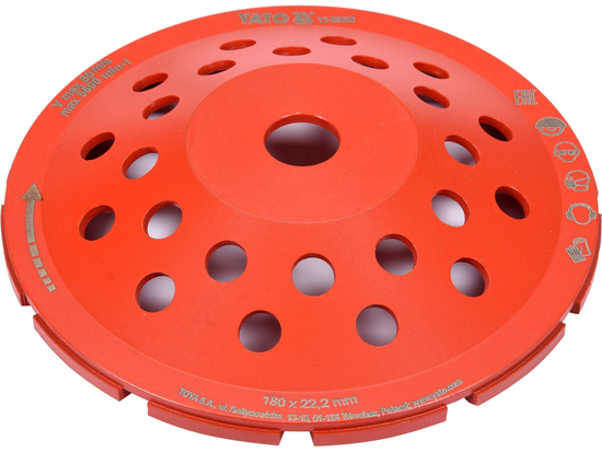 DISC CUPĂ DIAMANTAT, 180MM, M14