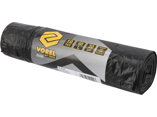 SET 10 SACI DEȘEURI CU BANDĂ 60L 30ꙠM