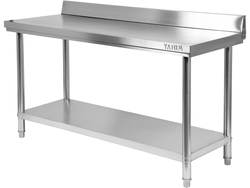 MASĂ DE LUCRU 1500X600XH850+100MM CU SPAȚIU DE DEPOZITARE ȘI TĂBLIE