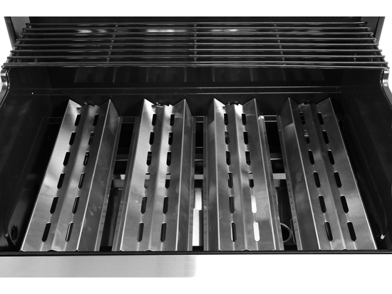 GRĂTAR PE GAZ YOKATE 4+1, OȚEL INOXIDABIL, 17,5KW