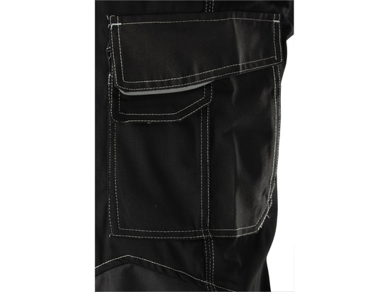 PANTALONI DE LUCRU CU ELASTAN, BENZI REFLECTORIZANTE, 2XL