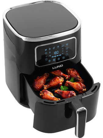 FRITEUZĂ AER CALD 1450W 5L NEGRU