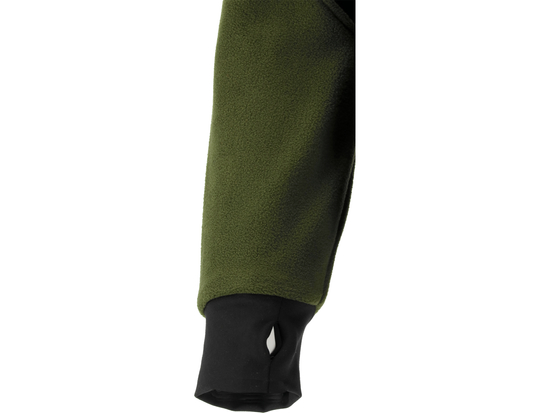 JACHETA FLEECE CU GLUGA SARNA VERDE XL