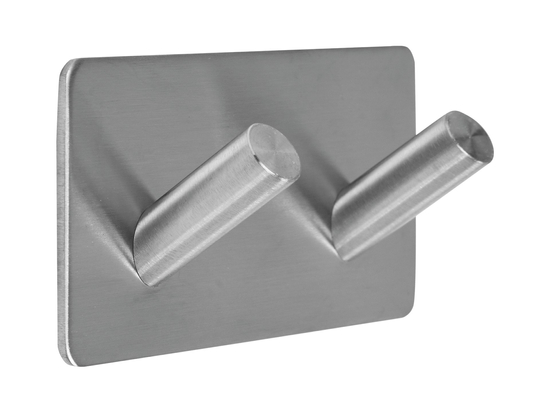 CÂRLIG DUBLU PENTRU PROSOP CU DUBLU ADEZIV 45X90X25MM, GAMA STEELY