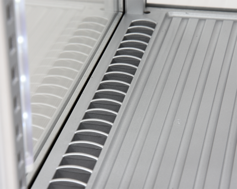 VITRINĂ FIRGORIFICĂ 78L 42X38X96 - ARGINTIU