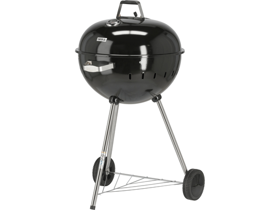 GRĂTAR CU CĂRBUNI ROTUND, 54CM, NEGRU