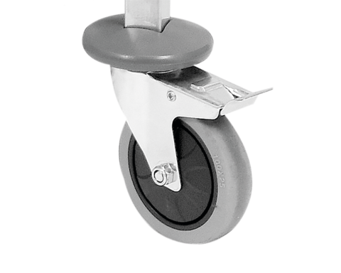 CĂRUCIOR PENTRU SERVIT CU PERETI - 2 POLITE, 950X500X950MM