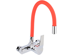 BATERIE DE PERETE CU TUB FLEXIBIL, ROȘU