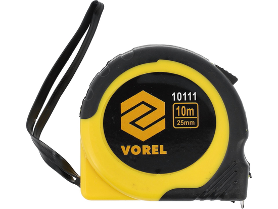 RULETĂ 10MX25MM, GALBEN - NEGRU