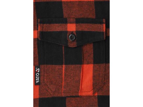 CĂMAȘĂ DE FLANEL, ROȘU, MĂRIMEA 3XL