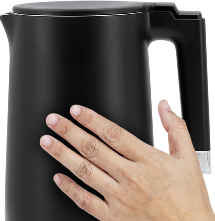 FIERBĂTOR ELECTRIC 1,5L NEGRU, COOL TOUCH