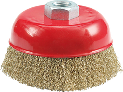 PERIE CUPĂ 100MM M14, SÂRMĂ ONDULATĂ