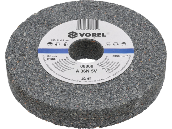 DISC ABRAZIV PENTRU POLIZOR DE BANC 150X12.7X17MM