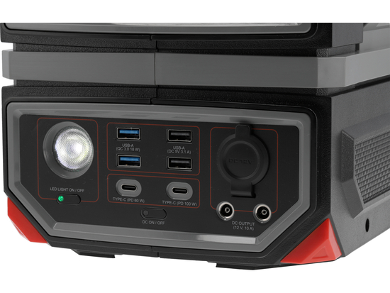 STAȚIE DE ÎNCĂRCARE PORTABILĂ 600W, 504WH, 230V, USB-C PD