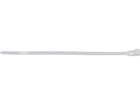 COLIER PLASTIC REUTILIZABIL 3,6X150MM, 100 BUC, ALB