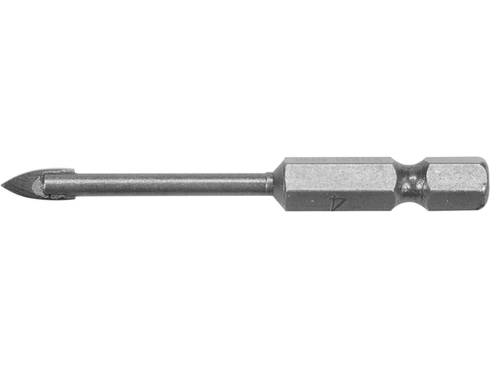 BURGHIU PENTRU STICLĂ ȘI CERAMICĂ CU PRINDERE HEXAGONALĂ, 4MM