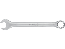 CHEIE COMBINATĂ SATINATĂ, CR-V, 21MM