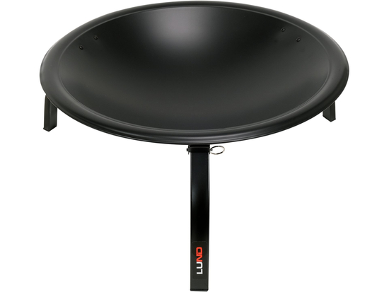 VATRĂ DE OȚEL CU PICIOARE RABATABILE, 56X39CM