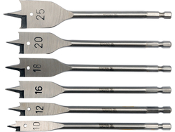 SET BURGHIE PLATE PENTRU LEMN 10-25, 6 BUC