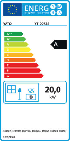 ÎNCĂLZITOR ALIMENTAT CU MOTORINĂ/KEROSEN 20KW
