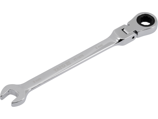 CHEIE COMBINATĂ CU CLICHET ȘI CAP FLEXIBIL 9MM