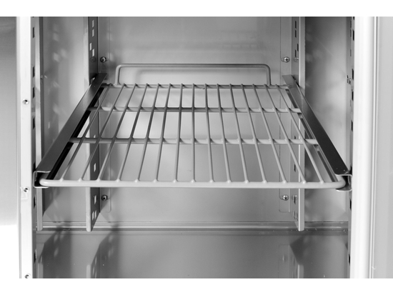 MASĂ RECE, 417L, 1795X700X850MM, 3 UȘI DIN STICLĂ